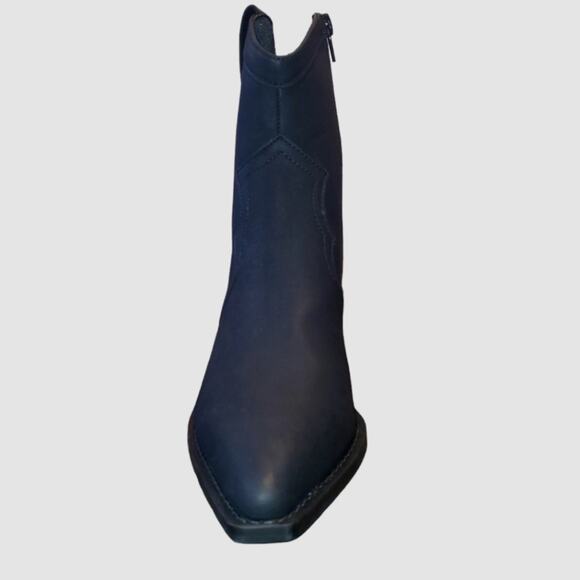 ASOS DESIGN SIZE 7 Rocket western ankle cowboy boots in black UK Size 5 - Picture 4 of 10